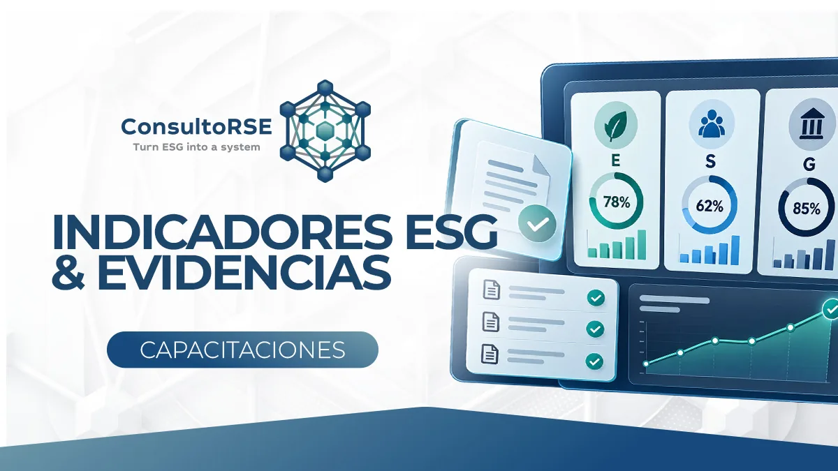 Capacitación ConsultoRSE sobre indicadores ESG y evidencias